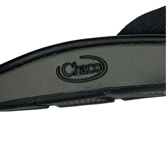 Chaco EUC Flip Flop Sandals Women's 9 Black Grey LUVSEAT EcoTread Comfort - Picture 6 of 6